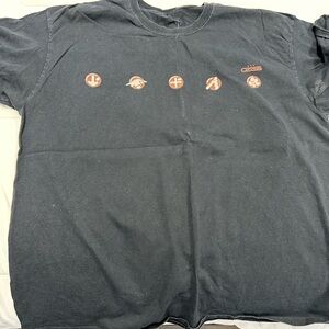 Cactus Jack by Travis Scott Black Tee with Red Graphics